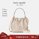 凱特絲蓓（KATE SPADE）【新年禮物】 ks spade flower迷你老花水桶包單肩斜挎包KK153250
