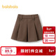 巴拉巴拉童裝兒童半身裙秋冬裝女童短裙中大童百搭洋氣時(shí)尚百褶裙