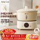 小熊（Bear）電砂鍋 電燉鍋 煲湯鍋 燉湯鍋 電燉盅 燜燉鍋 養生煮粥鍋3-4人用煲仔飯分體式電砂鍋DSG-D30S1 3L