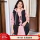 MsShe【90%白鴨絨】大碼女裝2025秋冬胖mm防潑濺寬松羽絨馬甲外套 黑色現貨 4XL