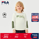 斐樂(lè )FILA X 彼得兔聯(lián)名兒童童裝衛衣2025年冬季新款男童小童加絨上衣 云菇白-WT 110