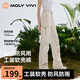 MOLY VIVI工裝沖鋒軟殼褲女春秋新款防風(fēng)防雨戶(hù)外運動(dòng)褲徒步登山褲魔力薇薇