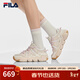 FILA 斐樂(lè )帕尼尼女鞋運動(dòng)鞋籃球鞋休閑鞋面包老爹鞋 木薯粉黃/白沙灰-TA 37.5
