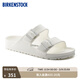 BIRKENSTOCK勃肯德國進(jìn)口男女款EVA時(shí)尚外穿Arizona雙扣沙灘拖鞋 白色常規版129441 42