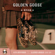 GOLDEN GOOSE【全新系列】新年禮物男女Marathon Speed薄底休閑鞋GGDB 豹紋女款 35