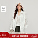 茵曼（INMAN）簡(jiǎn)約蕾絲拼接純棉白襯衫2026春季女裝新款寬松長(cháng)袖氣質(zhì)襯衣 白色 L