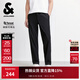 杰克·瓊斯（JACK&JONES）25年男裝秋季休閑褲男百搭松緊腰商務(wù)長(cháng)褲萊賽爾親膚品牌褲子男士 025黑色 長(cháng)褲 松緊腰頭 31 175