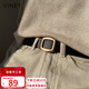 viney牛皮女士皮帶時(shí)尚高顏值腰帶配牛仔褲帶輕奢學(xué)生裝飾裙帶生日禮物