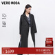 VEROMODA毛呢大衣2025秋季新款含綿羊毛羊駝毛雙面呢新年過(guò)年 花崗石灰色加花色 M
