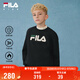 FILA【抗菌功能】斐樂(lè )兒童童裝2025年冬季男女童小童加絨衛衣