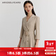 艾諾絲雅詩(shī)ARIOSE&YEARS春秋學(xué)院風(fēng)西裝式連衣裙收腰百褶短裙女10229025 燕麥灰 S
