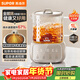 蘇泊爾（SUPOR）全玻璃養生壺 煮茶壺1L迷你養生杯煮茶器花茶壺 恒溫壺 母嬰級 保溫燒水壺0膠水 SW-10Y08QA