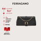 菲拉格慕（Ferragamo）女士黑色肩包 0777229 禮物 送女友 黑色0777229 OS