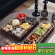 格娜斯 玻璃水果盤(pán)客廳輕奢創(chuàng  )意零食分格干果盤(pán)北歐ins網(wǎng)紅點(diǎn)心糖果盤(pán)