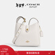 蔻馳（COACH）【新年禮物】奧萊女士女包HADLEY多功能斜挎包單肩包通勤 IM/粉筆白色