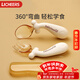 領(lǐng)臣（LINGCHEN）嬰兒輔食勺寶寶自主進(jìn)食訓練勺子嬰兒1-3歲學(xué)吃飯叉勺餐具套裝