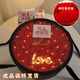 成品99朵玫瑰毛毯花束毯子空調毯結婚訂婚送閨蜜女友創(chuàng  )意生日禮物 紅色（純紅毯+love燈）成品99朵160cm（如圖禮盒裝好）