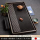 SUNTTAUN日本進(jìn)口新款電木茶盤(pán)家用功夫茶具輕奢簡(jiǎn)約茶臺電膠木茶海茶托盤(pán) 祥云嵌銅茶盤(pán)| 咖啡料| 60*40*5cm