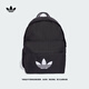 adidas簡(jiǎn)約休閑通勤舒適三條紋運動(dòng)雙肩背包男女阿迪達斯三葉草   黑色   NS(均碼)