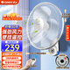 格力（GREE） 壁掛式電風(fēng)扇掛墻壁家用掛壁風(fēng)扇 辦公室餐廳遙控壁扇掛壁式電扇FB-4001B-WG