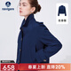 Navigare意大利小帆船短裝風(fēng)衣女士春秋季翻領(lǐng)休閑外套通勤時(shí)尚小個(gè)子女裝 海軍藍 L