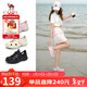 駱駝（CAMEL）洞洞鞋女清涼戶(hù)外沙灘鞋厚底包頭涉水溯溪鞋 L25M162035 粉色 38 