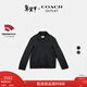 蔻馳（COACH）【情人節禮物】奧萊男士皮革夾克外套寬松舒適黑色 黑色 M