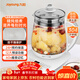 九陽(yáng)（Joyoung）養生壺迷你玻璃花茶壺煮茶器 12大功能11檔溫度 0膠水恒溫電熱燒水壺1.5L 1506BQ