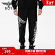BOY LONDON春季男女同款老鷹印花黑色運動(dòng)百搭長(cháng)褲N15004 黑色 XS