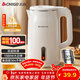 志高（CHIGO）【熱銷(xiāo)百萬(wàn)+】燒水壺電熱水壺電水壺雙層防燙1.8L大容量家用燒水壺304不銹鋼內膽大功率快速燒水