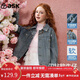 ASK JUNIOR滿(mǎn)鉆兒童牛仔外套2026春季女童翻領(lǐng)長(cháng)袖開(kāi)衫外套上衣