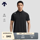 DESCENTE迪桑特TRAINING系列綜訓訓練運動(dòng)健身男士短袖POLO衫 BK-黑色 XL (180/100A)