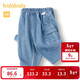 巴拉巴拉童裝兒童褲子男童牛仔褲2025款春裝可愛(ài)【商場(chǎng)同款】200125108101