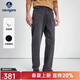 Navigare意大利小帆船內里磨毛保暖牛仔褲男2025秋冬季新款棉質(zhì)親膚褲子 太空巖灰 33