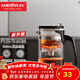 金灶（KAMJOVE）飄逸杯玻璃茶壺 家用可拆卸泡茶器茶杯泡茶壺套裝茶具 K-209 單泡茶壺 500ml