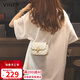 viney包包女包牛皮斜挎手機包洋氣單肩鏈條包生日三八38女神節禮物