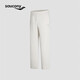 Saucony索康尼女子保暖舒適日常百搭松緊腰頭運動(dòng)針織長(cháng)褲 奶油白 M