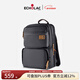 愛(ài)可樂(lè )（Echolac）明星同款 大容量雙肩電腦包防潑水旅行包學(xué)生書(shū)包送男友CKP658 暗夜黑【17英寸】 電腦包