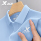 特步polo衫男短袖夏季新款翻領(lǐng)涼感速干t恤大碼寬松休閑運動(dòng)服上衣男 水希藍|速干翻領(lǐng) L /175