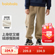 巴拉巴拉童裝男童褲子秋冬女童中大童加絨休閑褲兒童長(cháng)褲 咖啡A51212 150 cm
