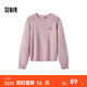 森馬（Semir）史努比系列毛衣女冬彩點(diǎn)含羊毛插肩袖繡花圓領(lǐng)套頭衫溫柔毛衫 粉色調01315 L