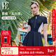 范德安（BALNEAIRE）【文怡/李靜同款】小紅心系列女士連體裙式泳衣溫泉海邊游泳 黑色 M