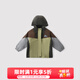 巴厘小豬（BALIPIG）男童沖鋒外套春秋款女童外衣寶寶秋冬季加厚保暖三合一兒童外套 單件裝山葵綠 90