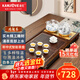 金灶（KAMJOVE）雞翅木實(shí)木茶具套裝燒水壺茶具茶盤(pán)套裝茶臺燒水壺一體式 K-185 搭配H9茶爐+茶具+茶渣桶