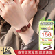 聚利時(shí)（Julius）女士手表女款小巧氣質(zhì)小表盤(pán)方形學(xué)生2026新款簡(jiǎn)約皮帶紅色石英表 安可拉紅【送原裝備用表帶】