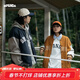 熊貓·本（ben.panda）春季新款棒球服男夾克上衣多穿日系潮牌拼色寬松情侶休閑外套 焦糖色(A款） S