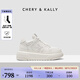 CHERY KALLY【沈夢(mèng)辰同款】輕奢女鞋厚底小白鞋女2026新款板鞋子松糕鞋 CHERY&KALLY 純白色 37
