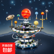 星際太陽(yáng)系造星計劃八大行星地球月亮軌道積木男孩系列拼裝玩具 星際太陽(yáng)系