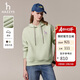 哈吉斯（HAZZYS）女裝 秋季女士衛衣純色活力連帽運動(dòng)休閑風(fēng)套頭衛衣女