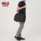 MUJI 容量可調波士頓包 斜挎包 大容量手提包男女式G8SC251 黑色2S NONE